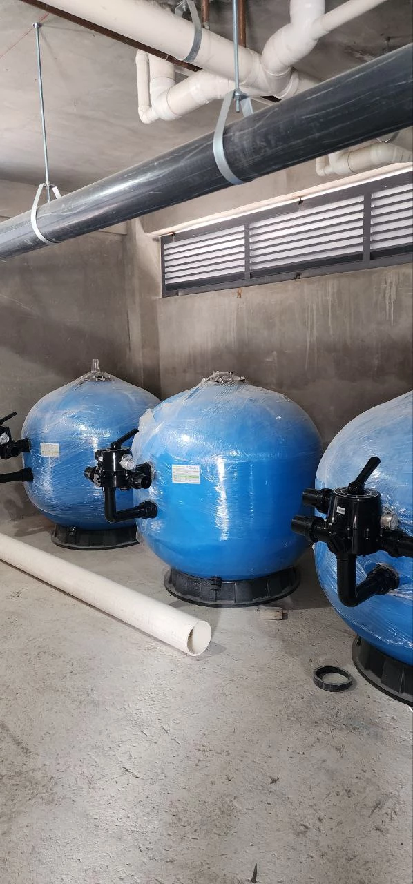 Sistema de filtración comercial para alberca