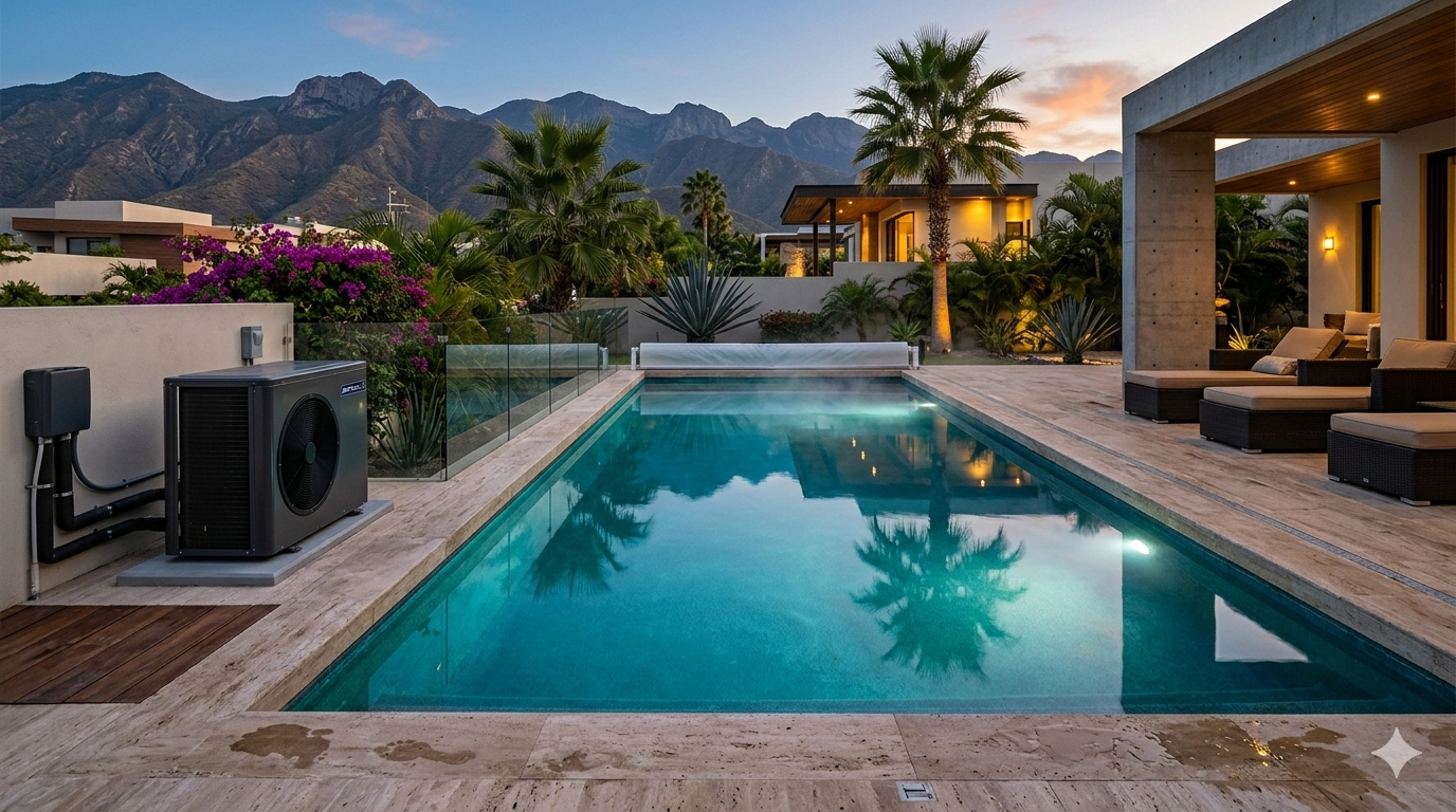 Sistema de climatizacion para alberca