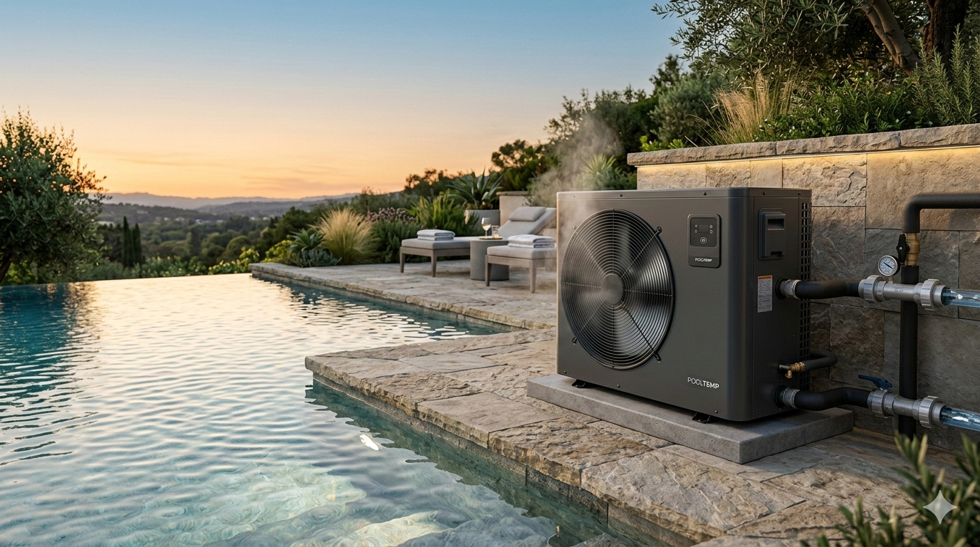 Bomba de calor para alberca con alta eficiencia energetica