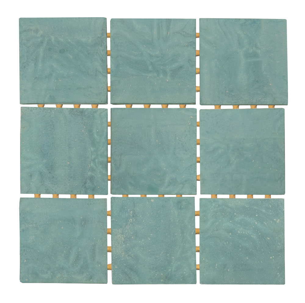 Mosaico Amazonita — Colección Oasis Stone 10x10